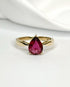 Bague Solitaire Tourmaline Rose 1.25 carat "Aïna" - Elliade Paris