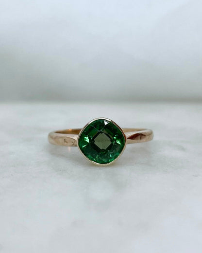 Bague Solitaire Tourmaline Verte 1.70 carat “Azelma” - Elliade Paris