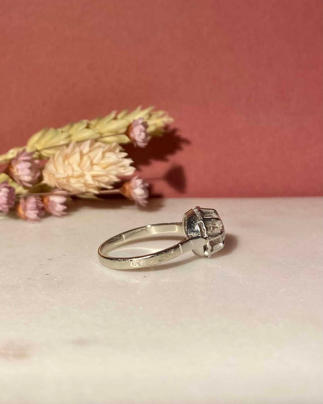 Bague Solitaire Art Déco Diamant 1.02 Carat &quot;Fannie&quot;