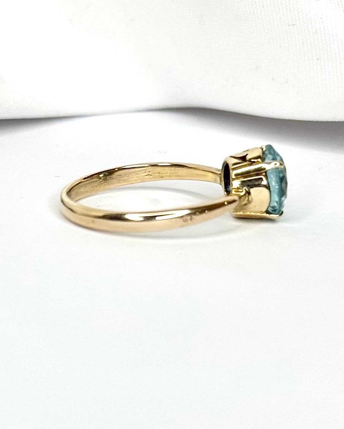 Bague Solitaire Zircon Bleu 2.20 carats "Johan" - Elliade Paris
