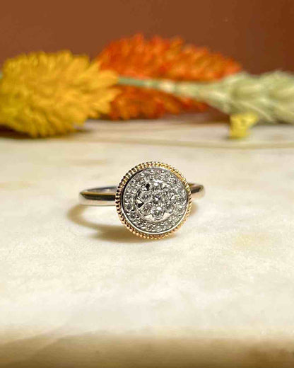 Bague style Art - déco 24 Diamants &quot;Taylor&quot; - Elliade Paris