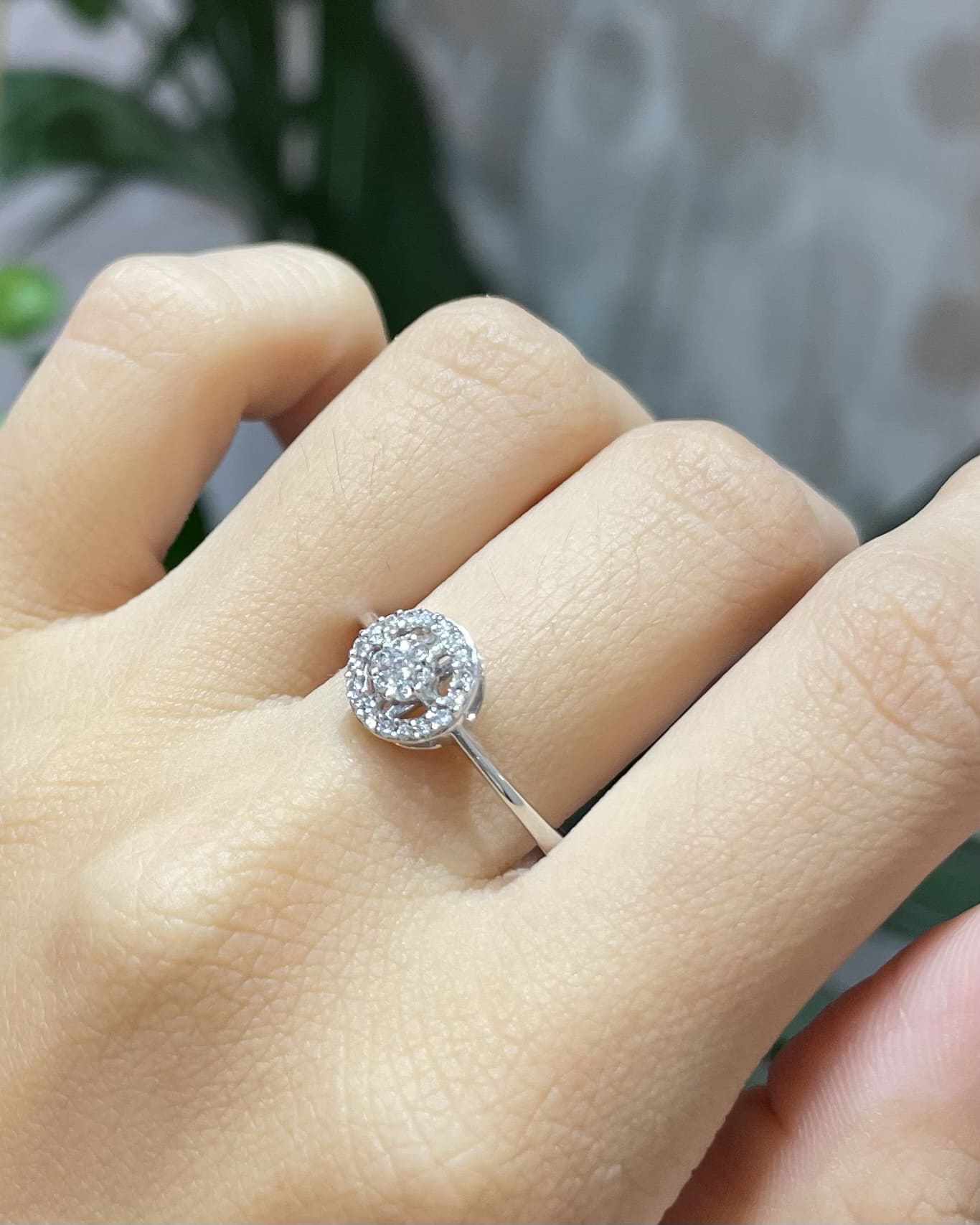 Bague Style Art - Déco 25 Diamants &quot;Eudora&quot; - Elliade Paris