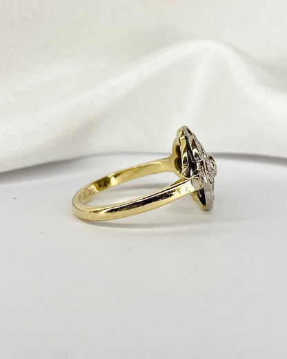 Bague Style Art Déco 25 Diamants &quot;Véronica&quot; - Elliade Paris