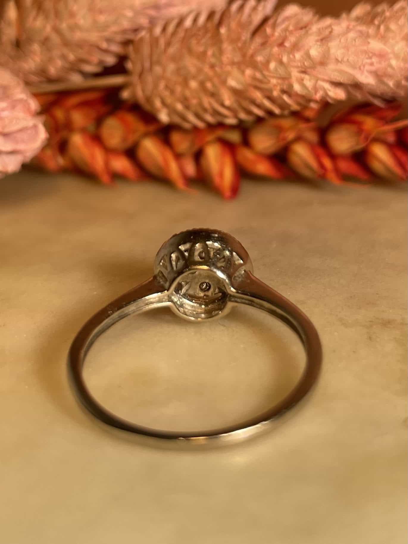 Bague style Art - Déco 31 Diamants &quot;Misty&quot; - Elliade Paris