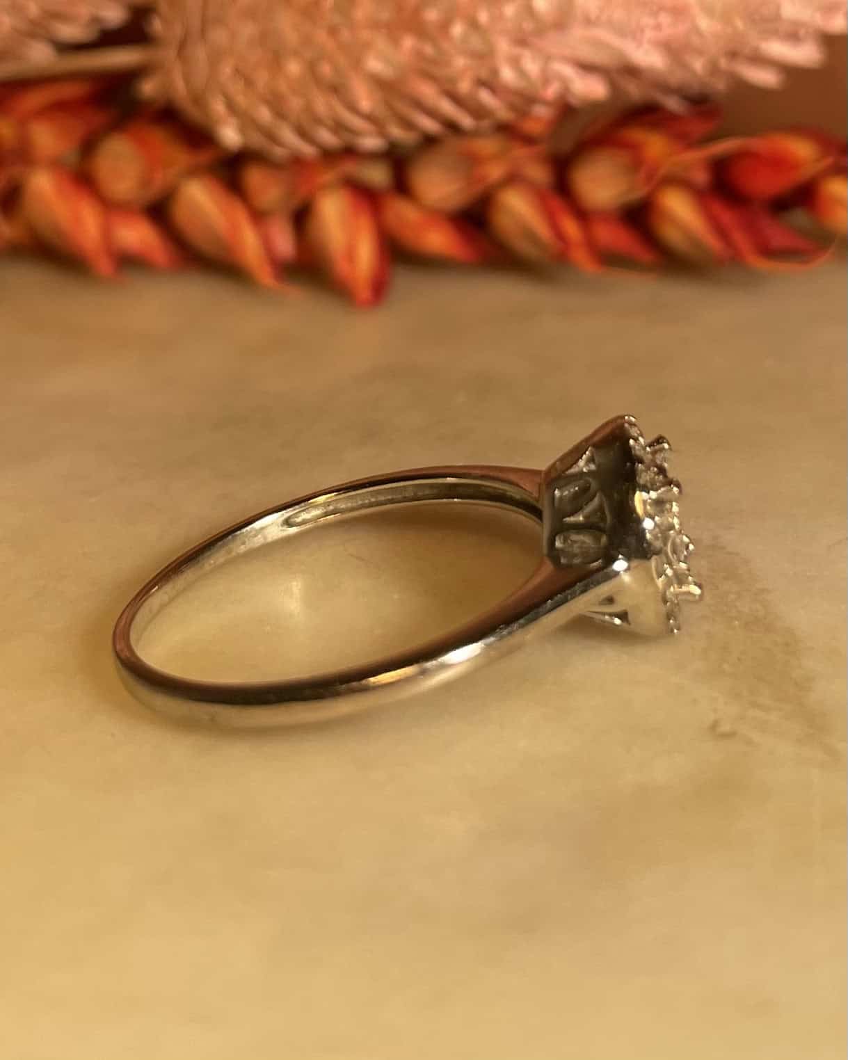 Bague style Art - Déco 31 Diamants &quot;Misty&quot; - Elliade Paris