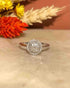 Bague style Art - déco 60 diamants "Isa" - Elliade Paris