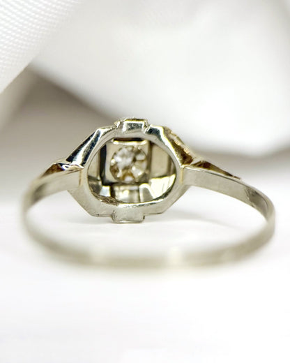 Bague Style Art-Déco Diamant "Frida" - Elliade Paris