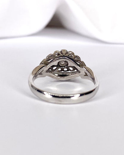 Bague Style Art Déco Diamant &amp; Rubis "Livy" - Elliade Paris