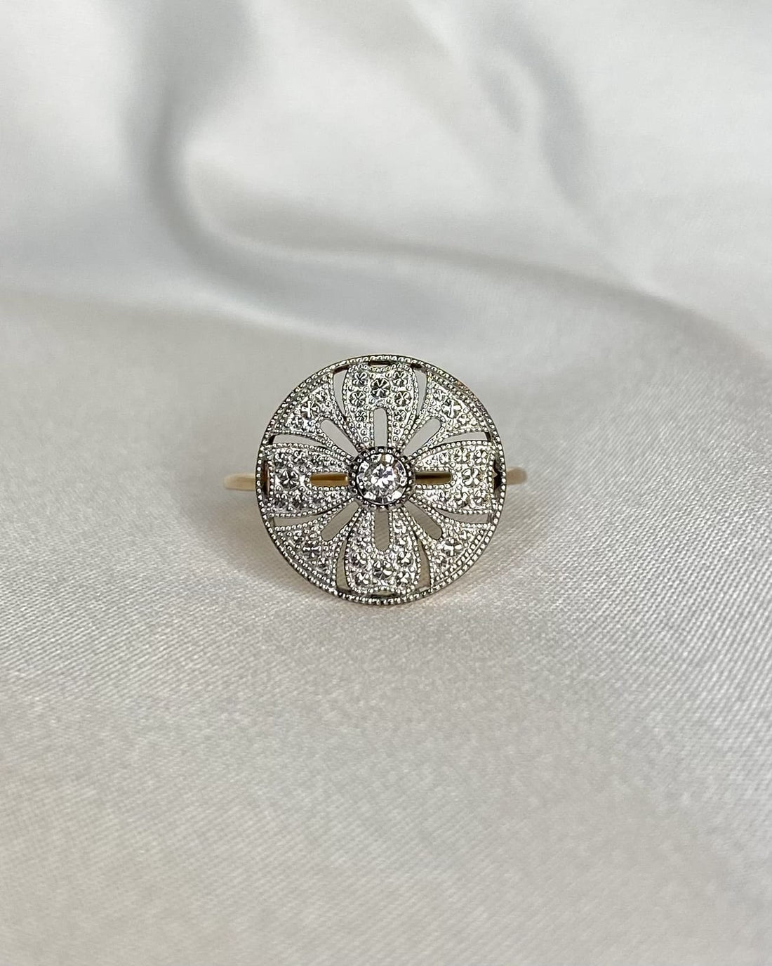 Bague Style Art Déco Diamant "Selina" - Elliade Paris