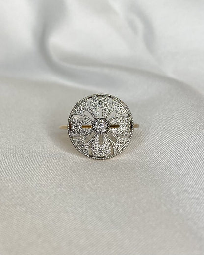 Bague Style Art Déco Diamant "Selina" - Elliade Paris