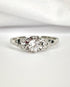 Bague Style Art-Déco Diamants 0.26 carat "Maude" - Elliade Paris