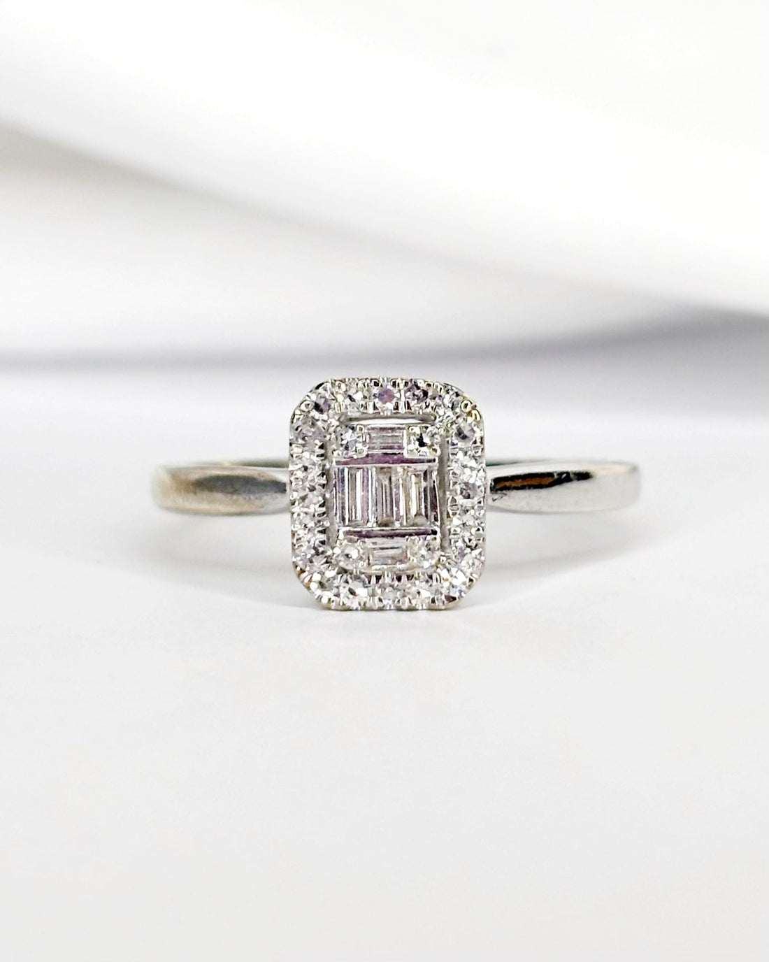 Bague Style Art - déco Diamants 0.34 carat "Coraline" - Elliade Paris