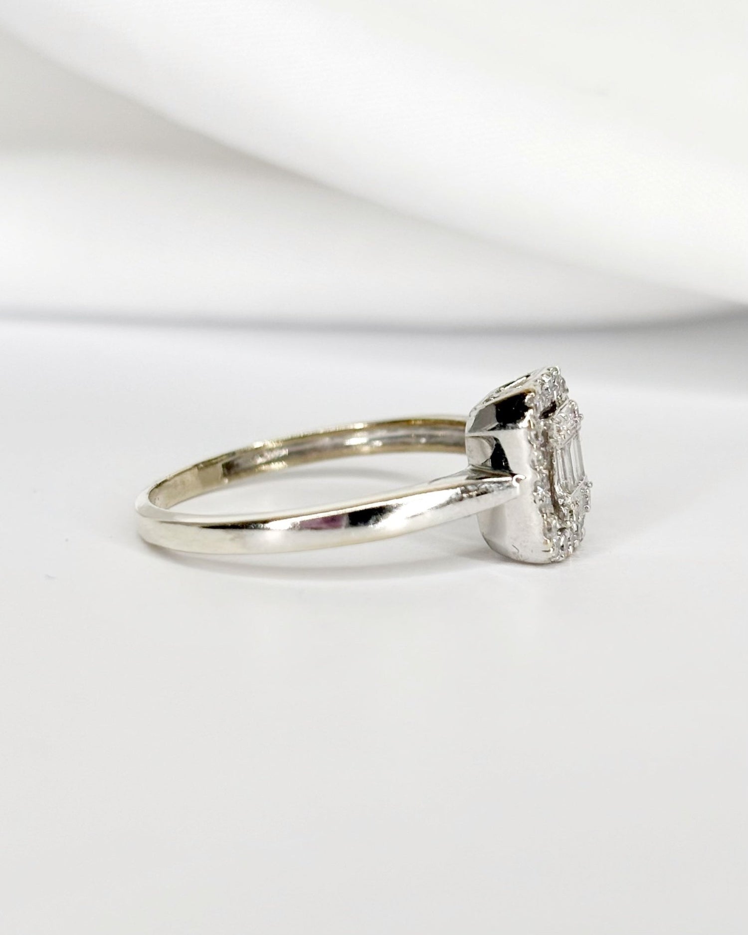 Bague Style Art - déco Diamants 0.34 carat "Coraline" - Elliade Paris