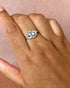 Bague Style Art-Déco Diamants 0.44 carat "Kyllie" - Elliade Paris