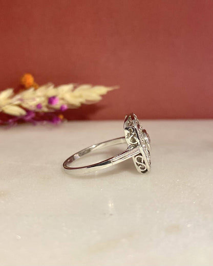 Bague style Art - Déco Diamants 0.53 carat &quot;Colette&quot; - Elliade Paris