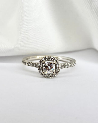 Bague Style Art - déco Diamants 0.55 carat &quot;Myriam&quot; - Elliade Paris