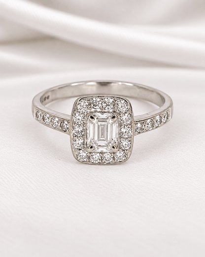 Bague Style Art-Déco Diamants 0.77 carat 4,32g "Laurice" - Elliade Paris