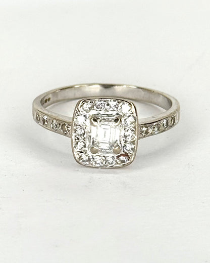 Bague Style Art-Déco Diamants 0.77 carat 4,32g "Laurice" - Elliade Paris