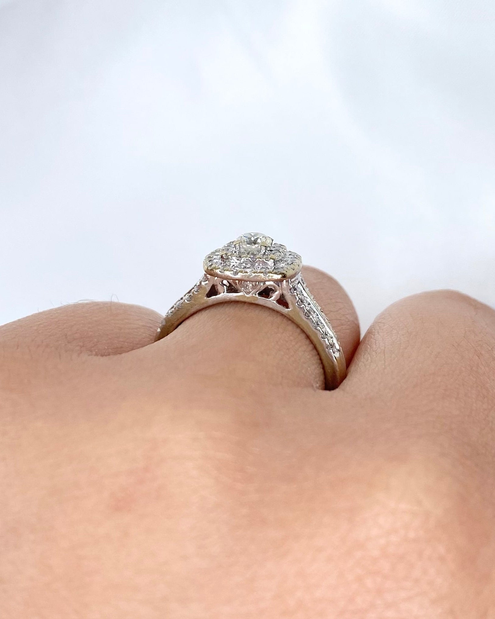 Bague Style Art - Déco Diamants 0.78 carat "Selena" - Elliade Paris