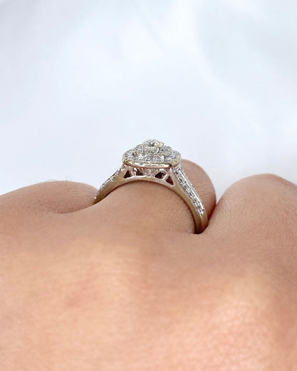 Bague Style Art - Déco Diamants 0.78 carat "Selena" - Elliade Paris