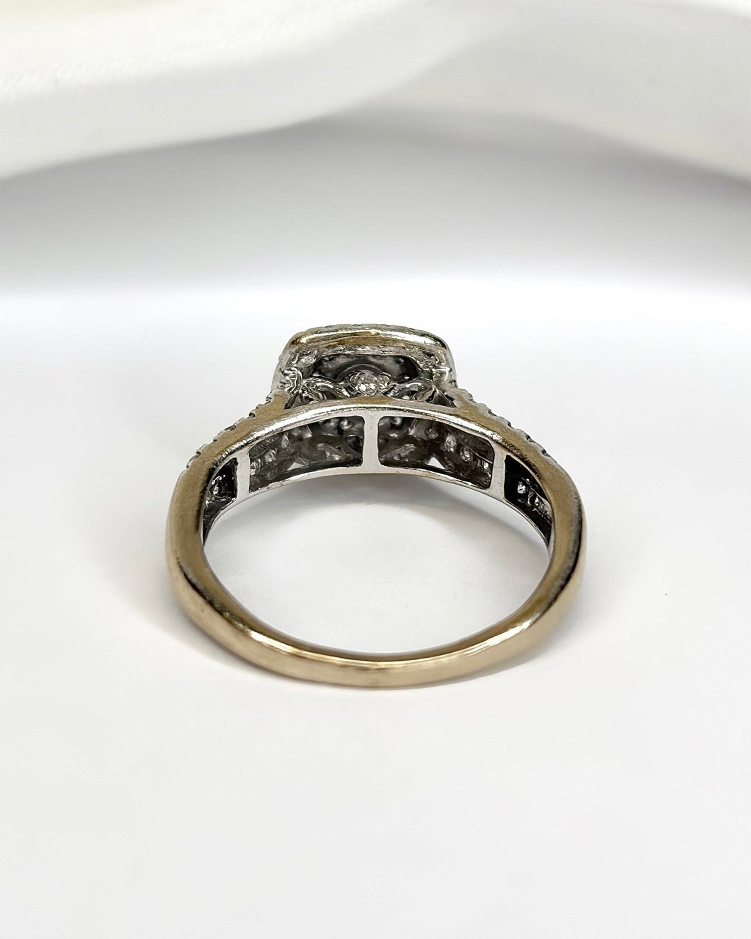 Bague Style Art-Déco Diamants 0.78 carat "Selena" - Elliade Paris