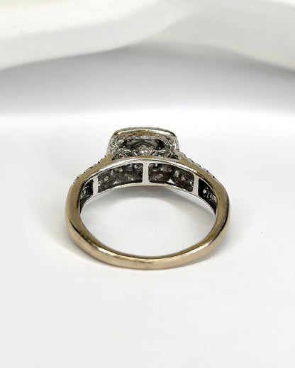 Bague Style Art-Déco Diamants 0.78 carat "Selena" - Elliade Paris