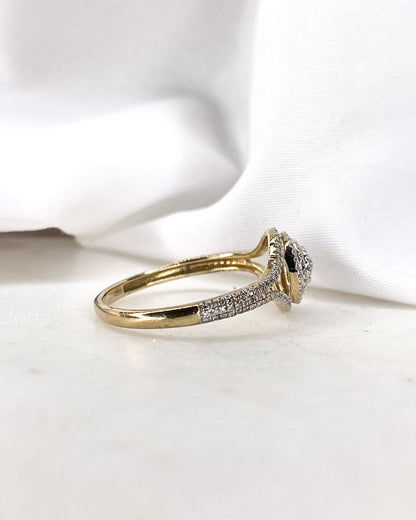 Bague Style Art Déco Diamants 0.80 carat &quot;Lya&quot; - Elliade Paris