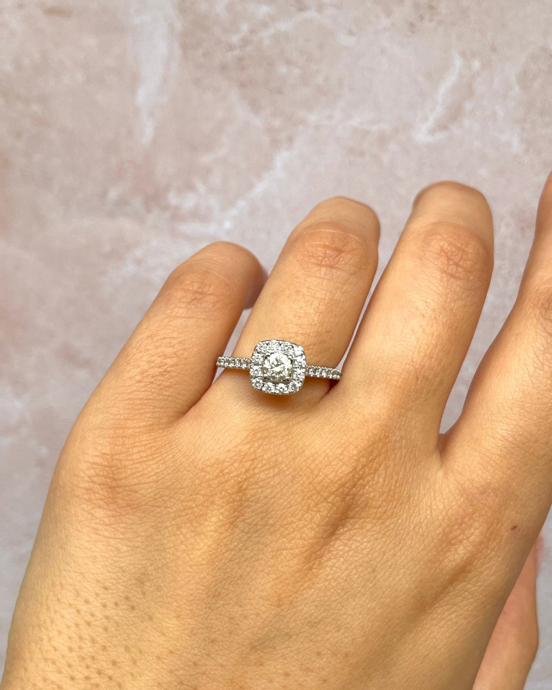 Bague Style Art - déco Diamants 0.89 carat "Callista" - Elliade Paris