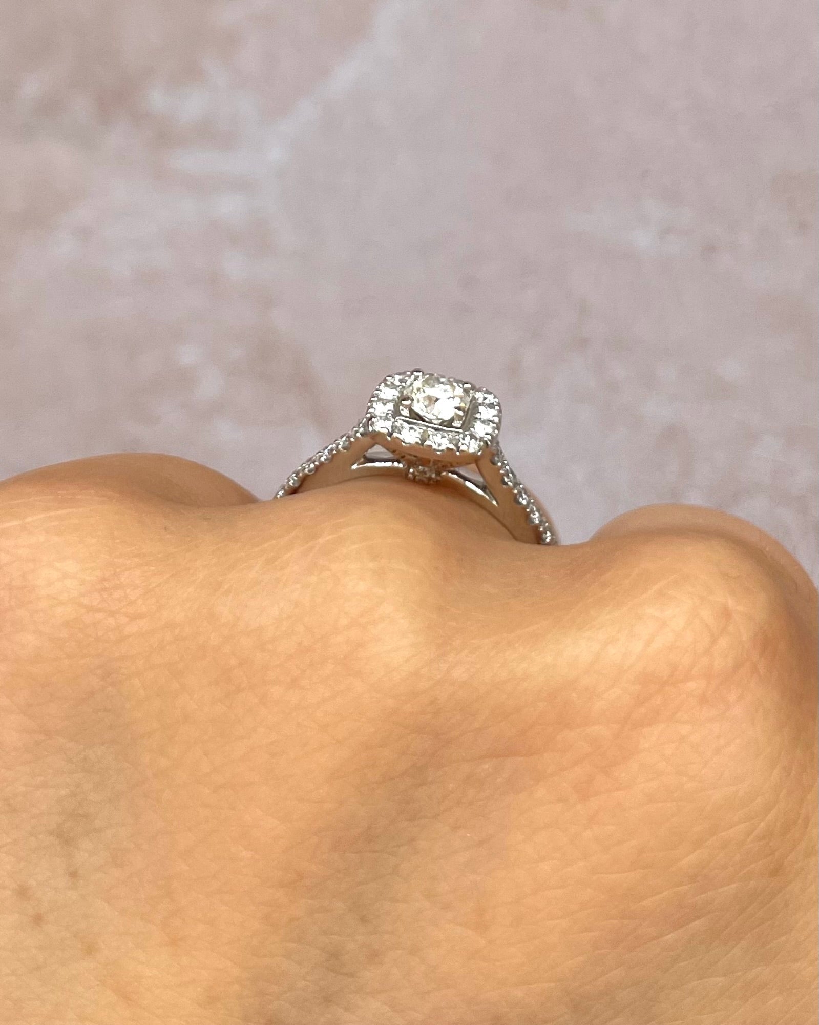 Bague Style Art - déco Diamants 0.89 carat "Callista" - Elliade Paris