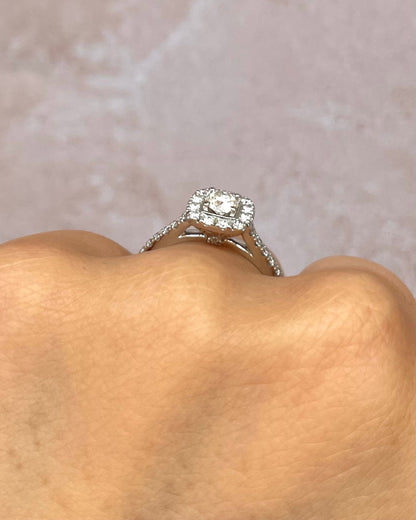 Bague Style Art - déco Diamants 0.89 carat "Callista" - Elliade Paris