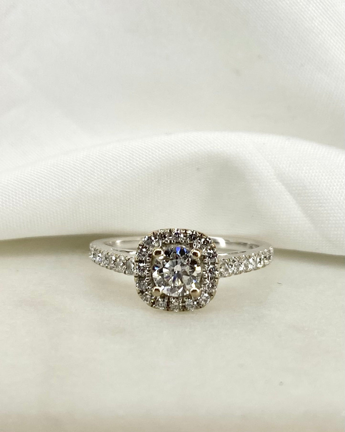 Bague Style Art Déco Diamants 1 carat &quot;Myla&quot; - Elliade Paris