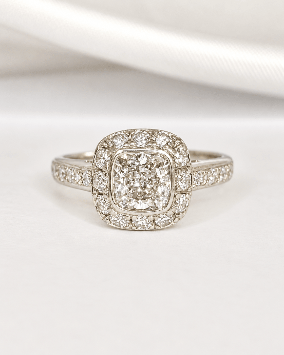 Bague Style Art-Déco Diamants 2.08 carats "Lison" - Elliade Paris