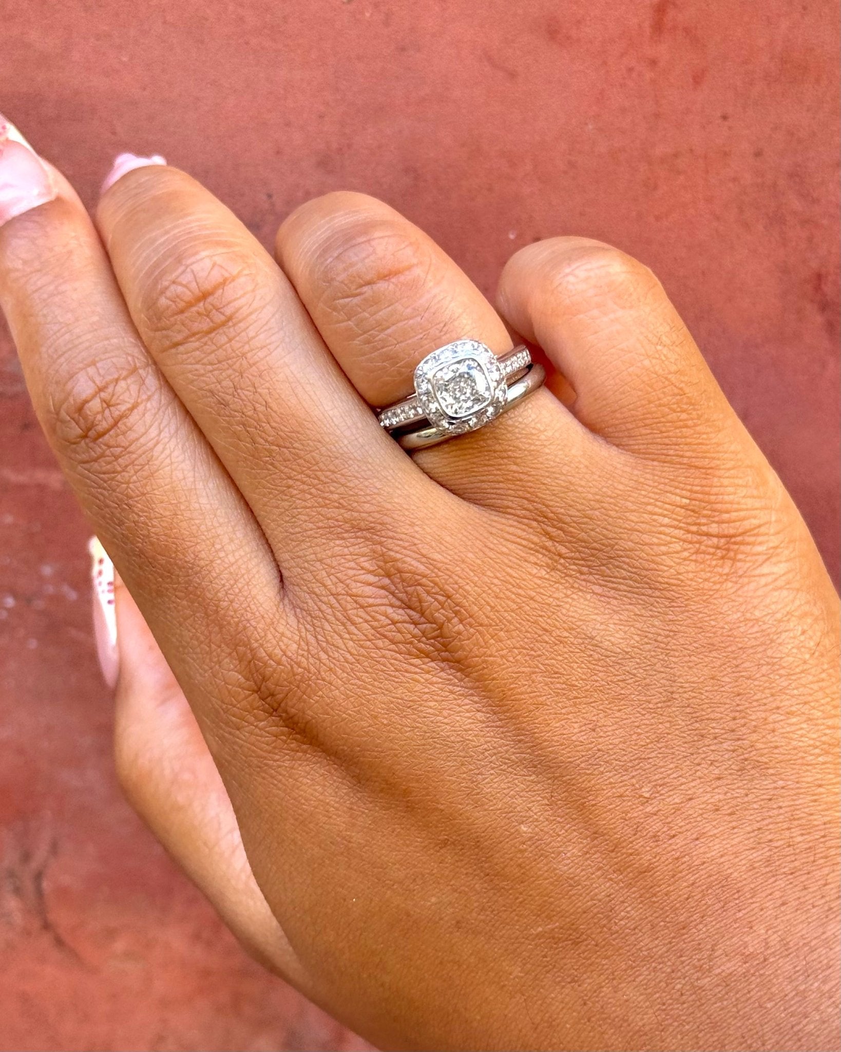 Bague Style Art-Déco Diamants 2.08 carats "Lison" - Elliade Paris