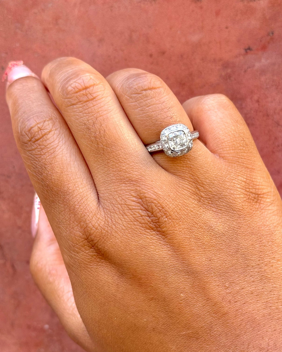 Bague Style Art-Déco Diamants 2.08 carats "Lison" - Elliade Paris