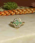 Bague style Art - Déco émeraudes et diamants "Jael" - Elliade Paris