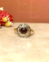 Bague Style Art - Déco Grenat "Zellie" - Elliade Paris