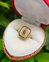 Bague Style Art - Déco Rubis 1.26 carat & Diamants "Julietta" - Elliade Paris