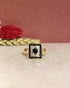 Bague Style Art - Déco Saphirs 0.99 carat & Diamants "Bérénice" - Elliade Paris