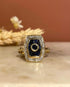 Bague Style Art - Déco Saphirs & Diamants "Aimy" - Elliade Paris