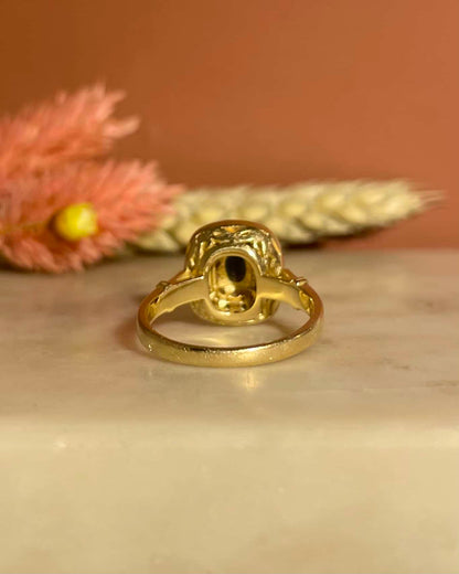 Bague Style Art - Déco Saphirs &amp; Diamants &quot;Hope&quot; - Elliade Paris