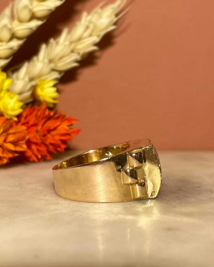 Bague Tank 37 Diamants 0.80 carat &quot;Helena&quot; - Elliade Paris