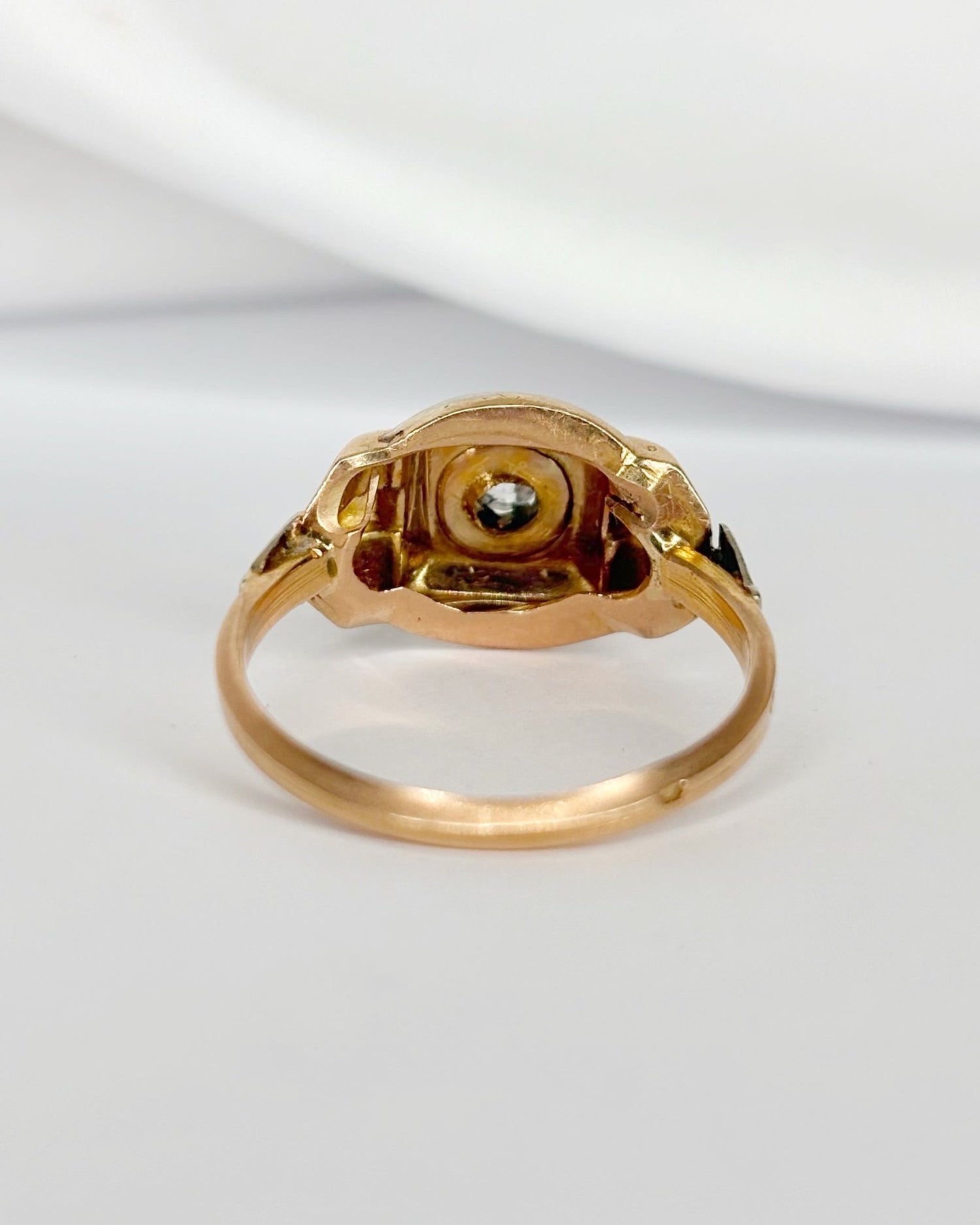 Bague Tank Art - Déco Diamant "Anaïs" - Elliade Paris