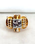 Bague Tank Diamant 0.75 carat & Or 9.77g "Enora" - Elliade Paris