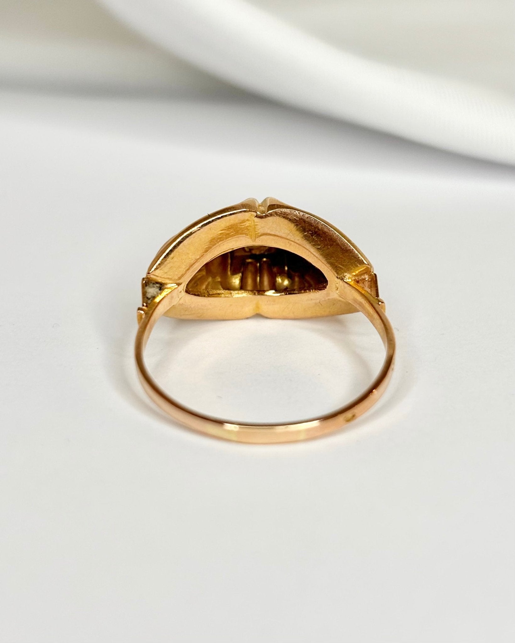 Bague Tank Diamant "Camélia" - Elliade Paris