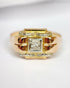 Bague Tank Diamant "Germain" - Elliade Paris