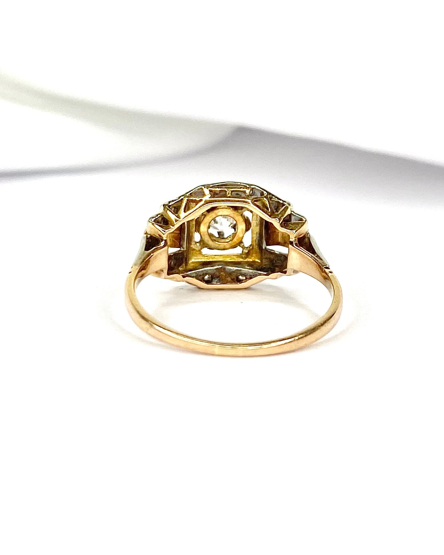 Bague Tank Diamant "Juliane" - Elliade Paris