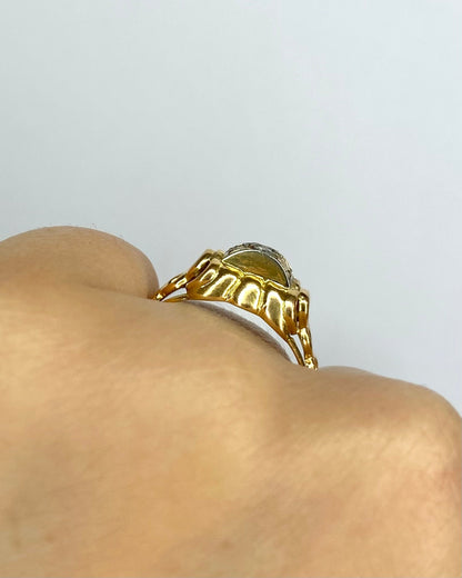 Bague Tank Diamant "Katy" - Elliade Paris