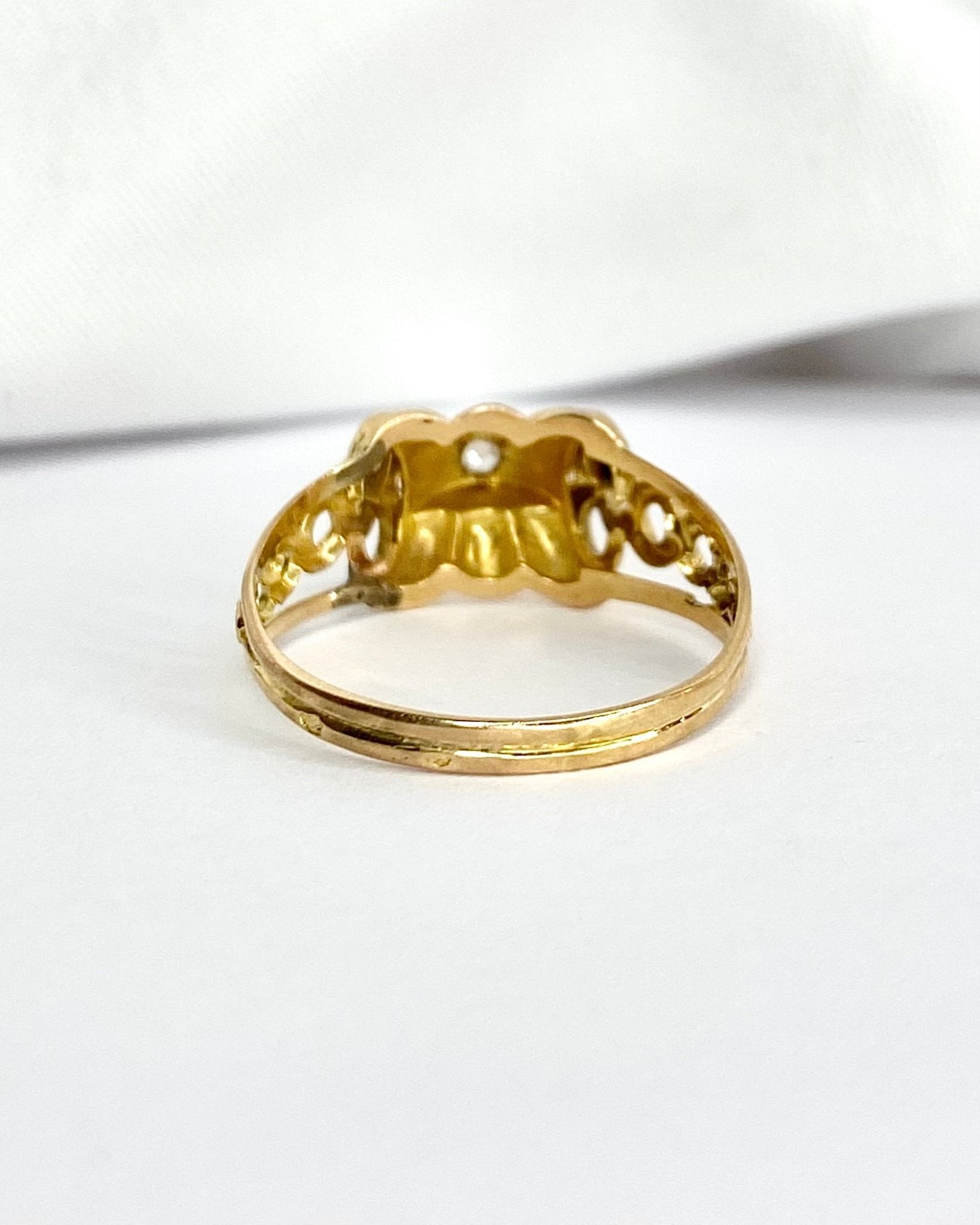 Bague Tank Diamant "Katy" - Elliade Paris