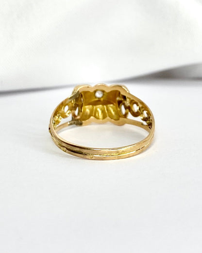 Bague Tank Diamant "Katy" - Elliade Paris