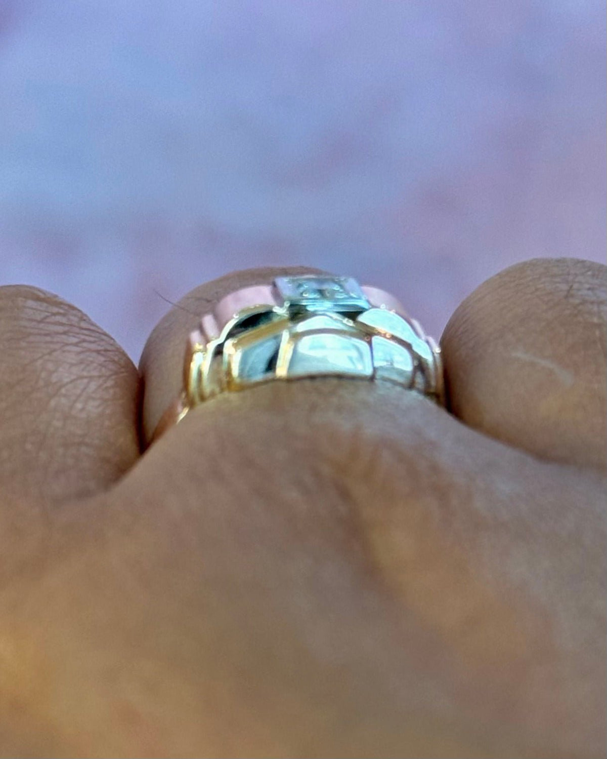 Bague Tank Diamant "Lise" - Elliade Paris